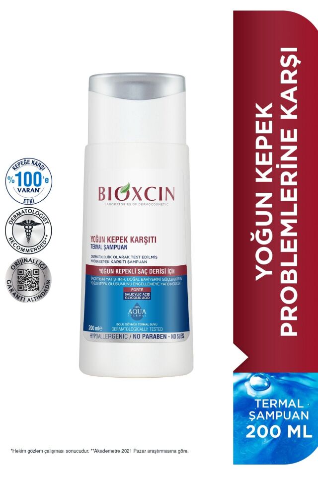 BIOXCIN ŞAMPUAN AQUATHERMAL DS YOĞUN KEPEK KARŞITI 200ML