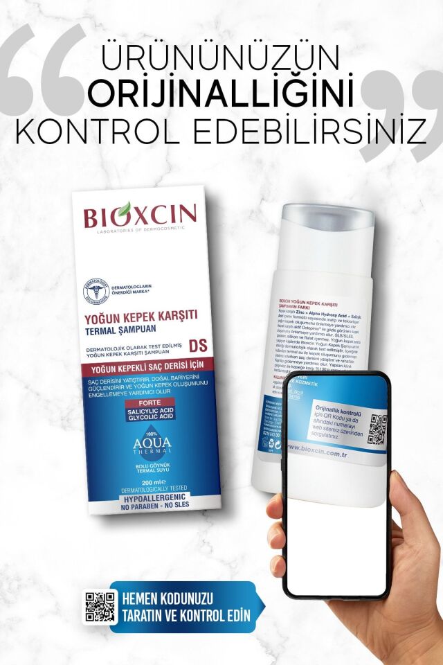 BIOXCIN ŞAMPUAN AQUATHERMAL DS YOĞUN KEPEK KARŞITI 200ML