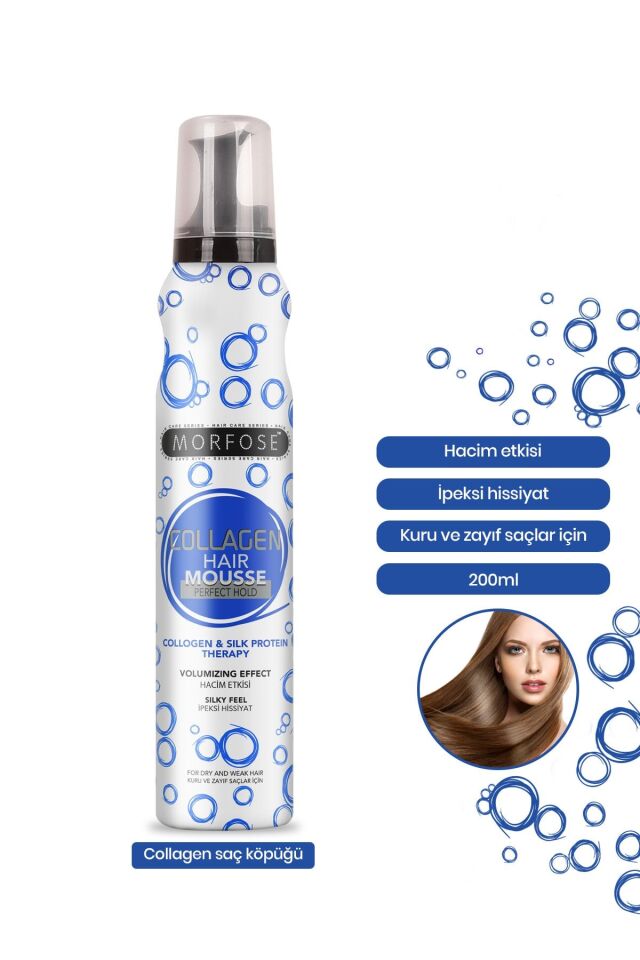 MORFOSE SAÇ KÖPÜĞÜ COLLAGEN 200 ML