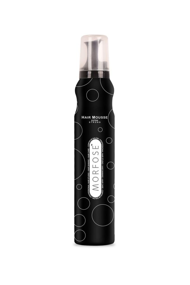 MORFOSE SAÇ KÖPÜĞÜ EXTRA STRONG SİYAH 200 ML