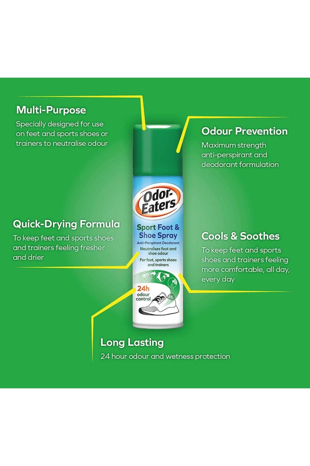 ODOR-EATERS SPORT FOOT&SHOE SPRAY 150 ML