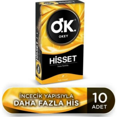 OKEY HİSSET PREZERVATİF 10 LU
