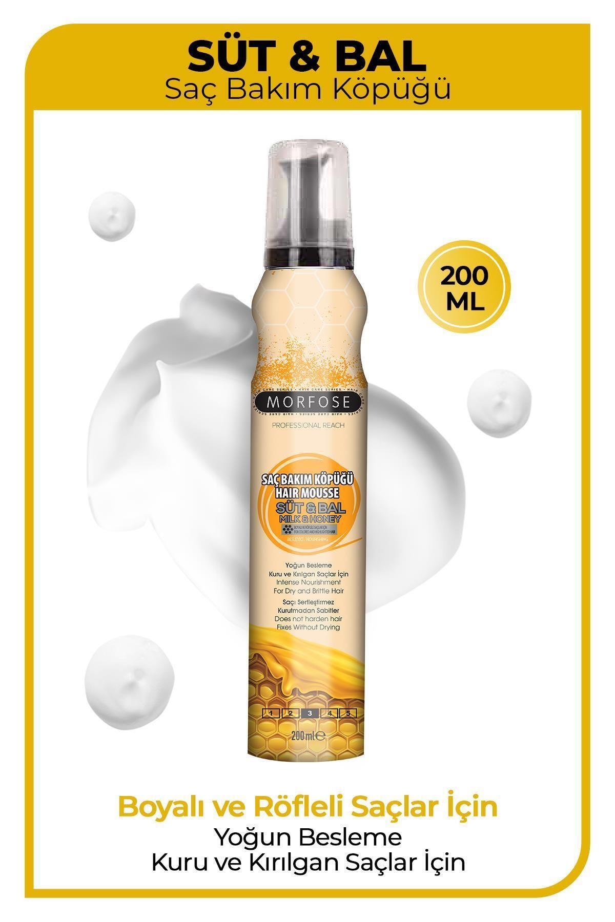 MORFOSE SAÇ KÖPÜĞÜ SÜT BAL 200 ML