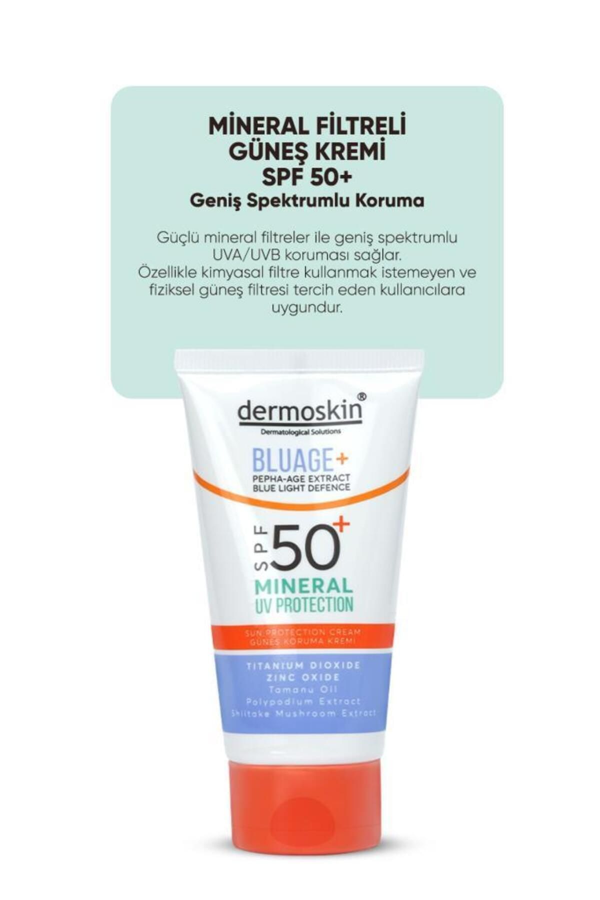 DERMOSKİN MİNERAL UV PROTECTİON SPF50+ 30 ML