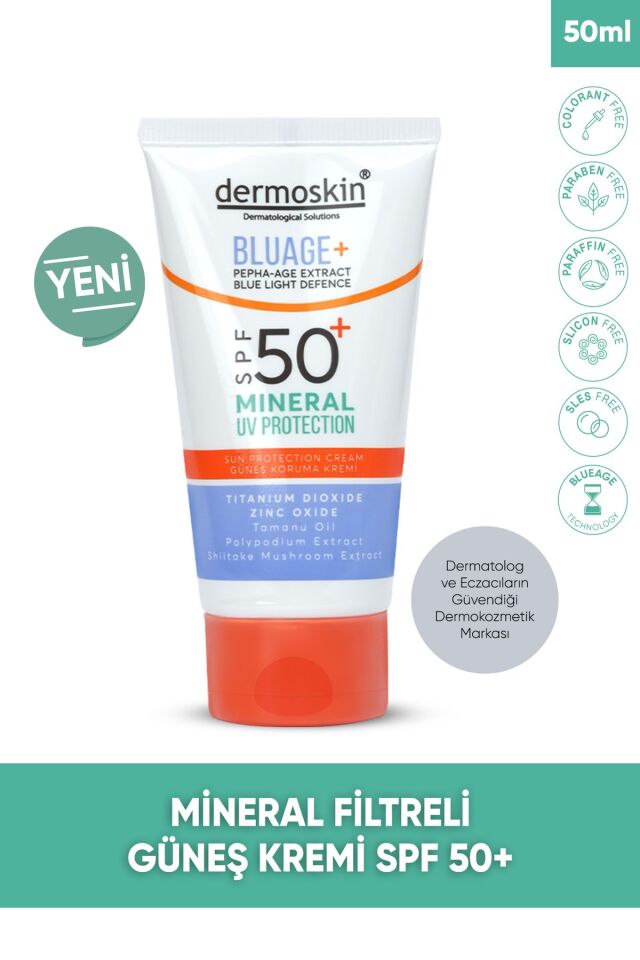 DERMOSKİN MİNERAL UV PROTECTİON SPF50+ 30 ML