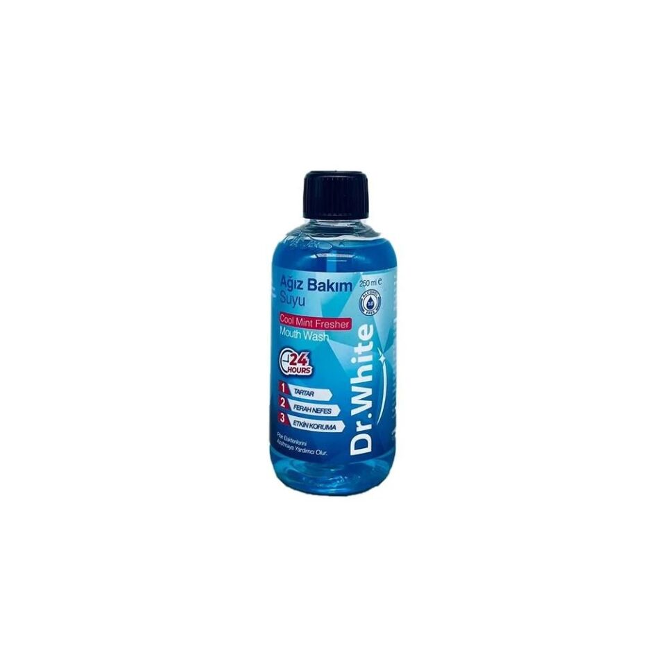 DR. WHİTE AĞIZ BAKIM SUYU COOL MİNT FRESHER 250 ML
