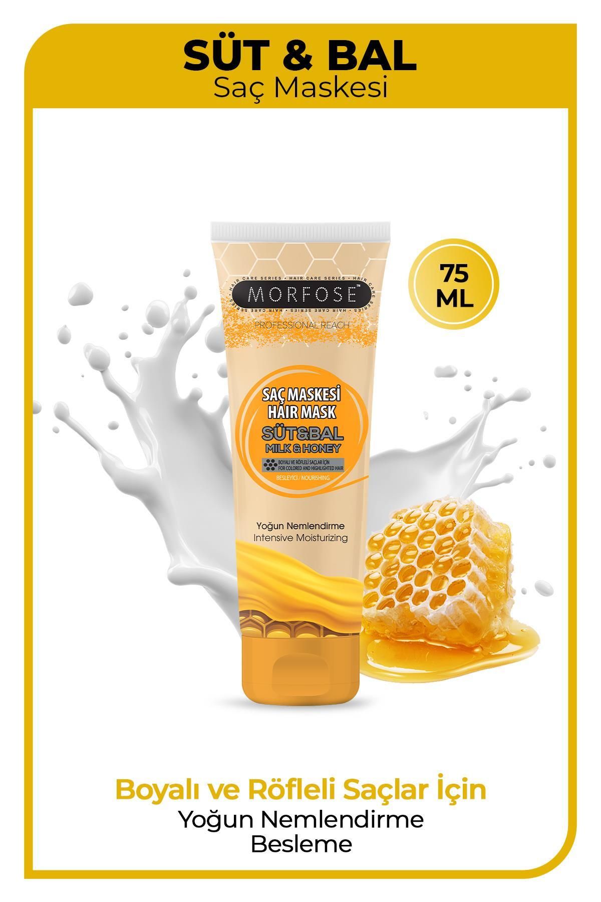 MORFOSE SAÇ MASKESİ SÜT BAL 75 ML