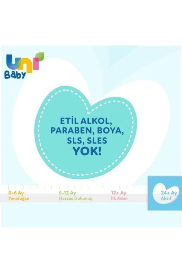 UNI BABY ISLAK MENDİL AKTİF SENSITIVE 3LÜ
