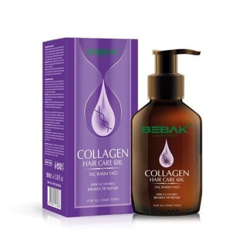 BEBAK COLLAGEN KIRIK UÇ ONARICI SAÇ BAKIM YAĞI 100 ML