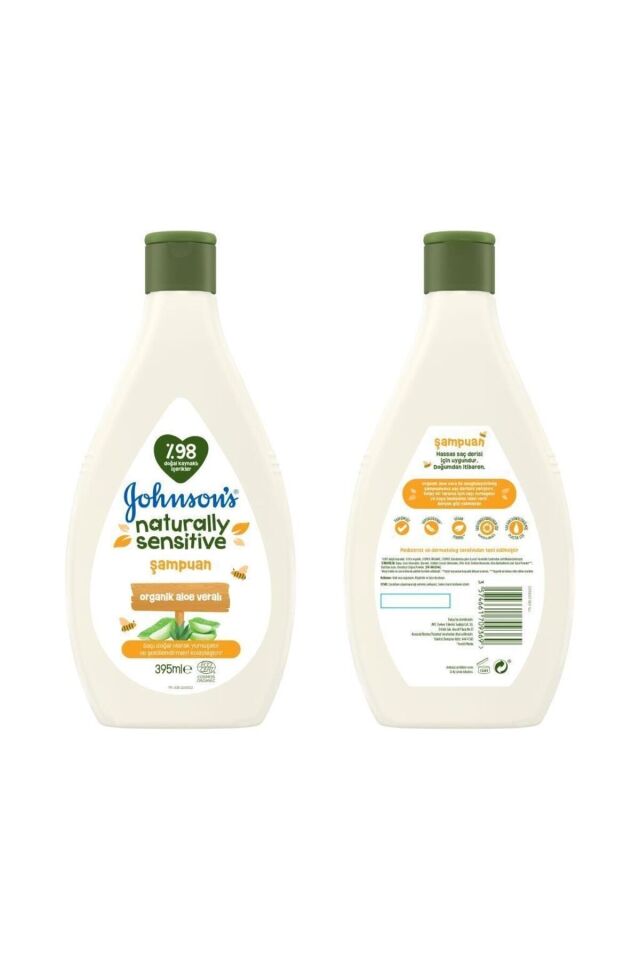 JOHNSON'S NATURALLY SENSITIVE BEBEK ŞAMPUANI 395 ML