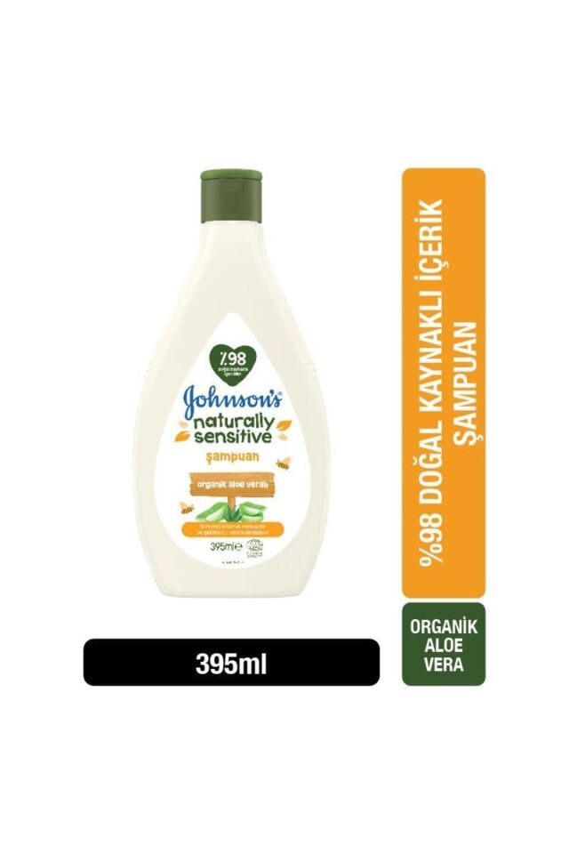 JOHNSON'S NATURALLY SENSITIVE BEBEK ŞAMPUANI 395 ML