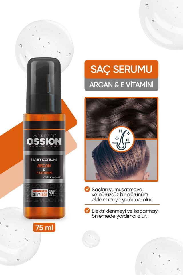 MORFOSE OSSION SAÇ SERUMU 75 ML ARGAN AND E VITAMIN
