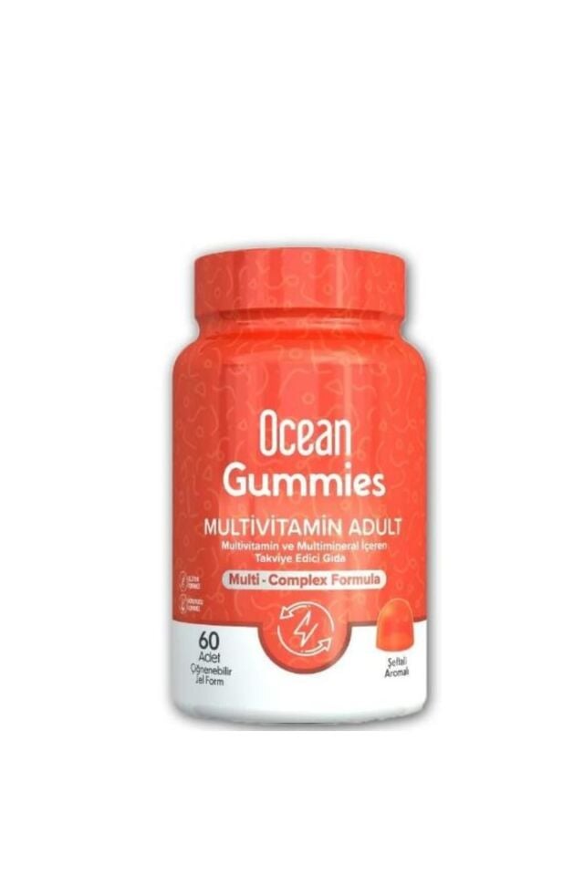 OCEAN GUMMIES MULTIVITAMIN ADULT 60 ADET JEL