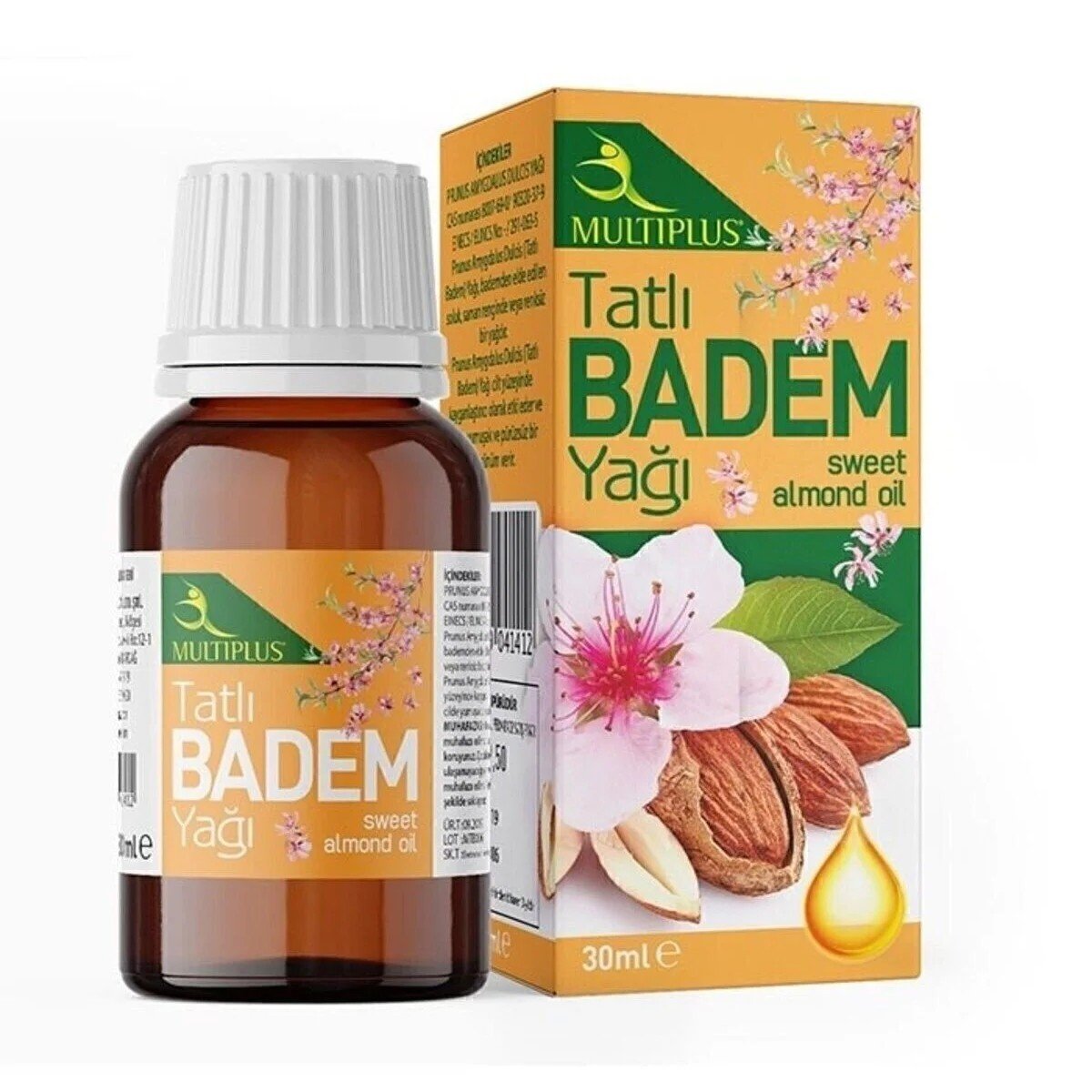 MULTIPLUS TATLI BADEM YAĞI 30 ML