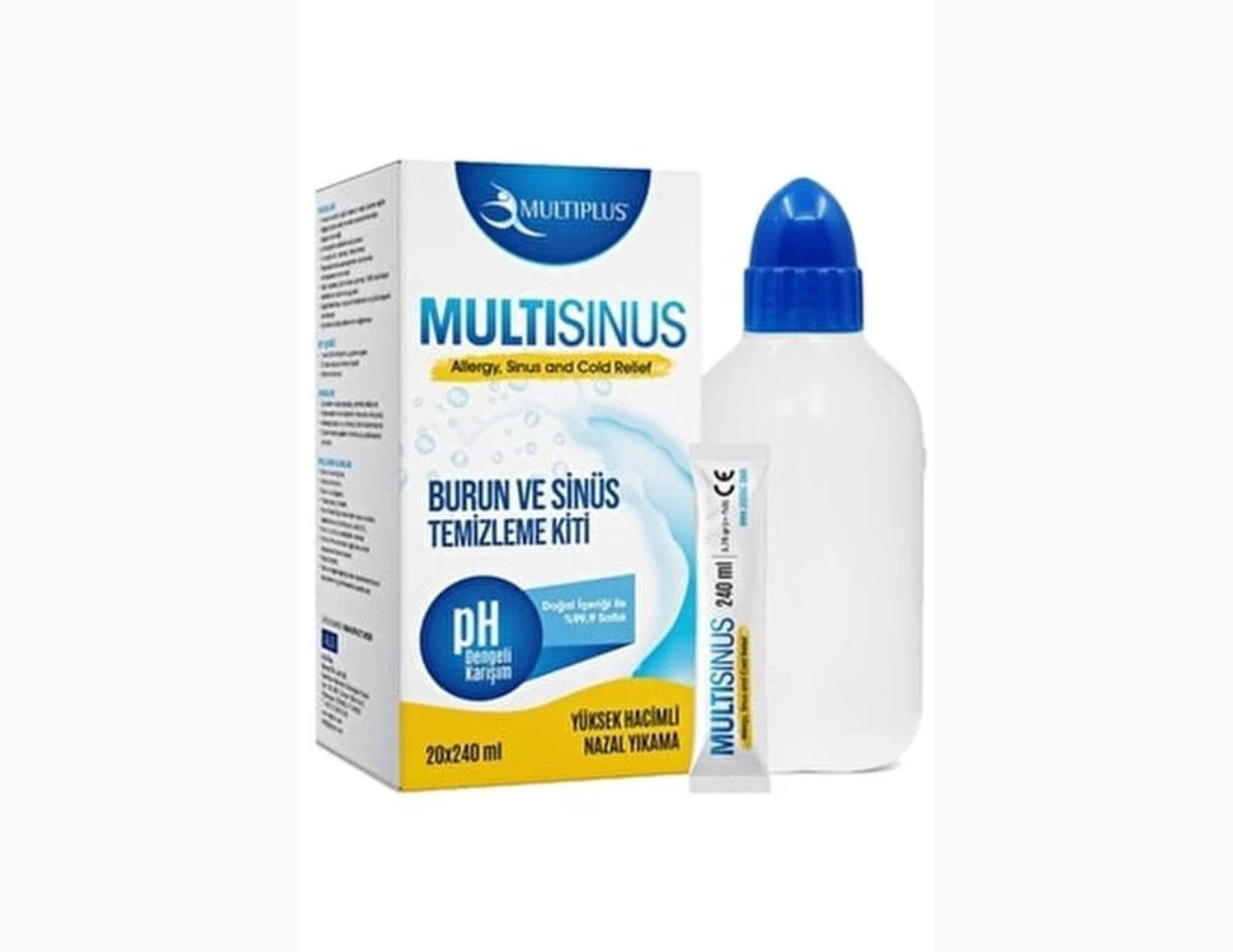 MULTİPLUS BURUN VE SİNÜS TEMİZLEME KİTİ