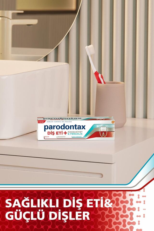 PARODONTAX DİŞ MACUNU DİŞ ETİ+HASSASİYET+FERAHLIK 75 ML