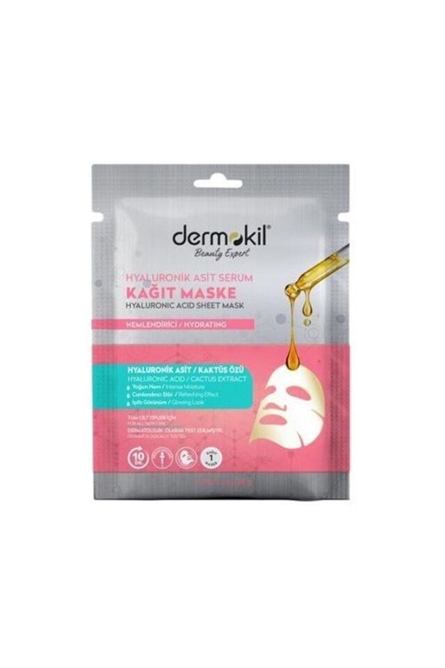 DERMOKİL HYALURONİK ASİT KAĞIT MASKE