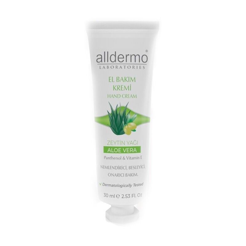 ALLDERMO EL KREMİ ALOE VERA VE ZEYTİNYAĞLI 30 ML