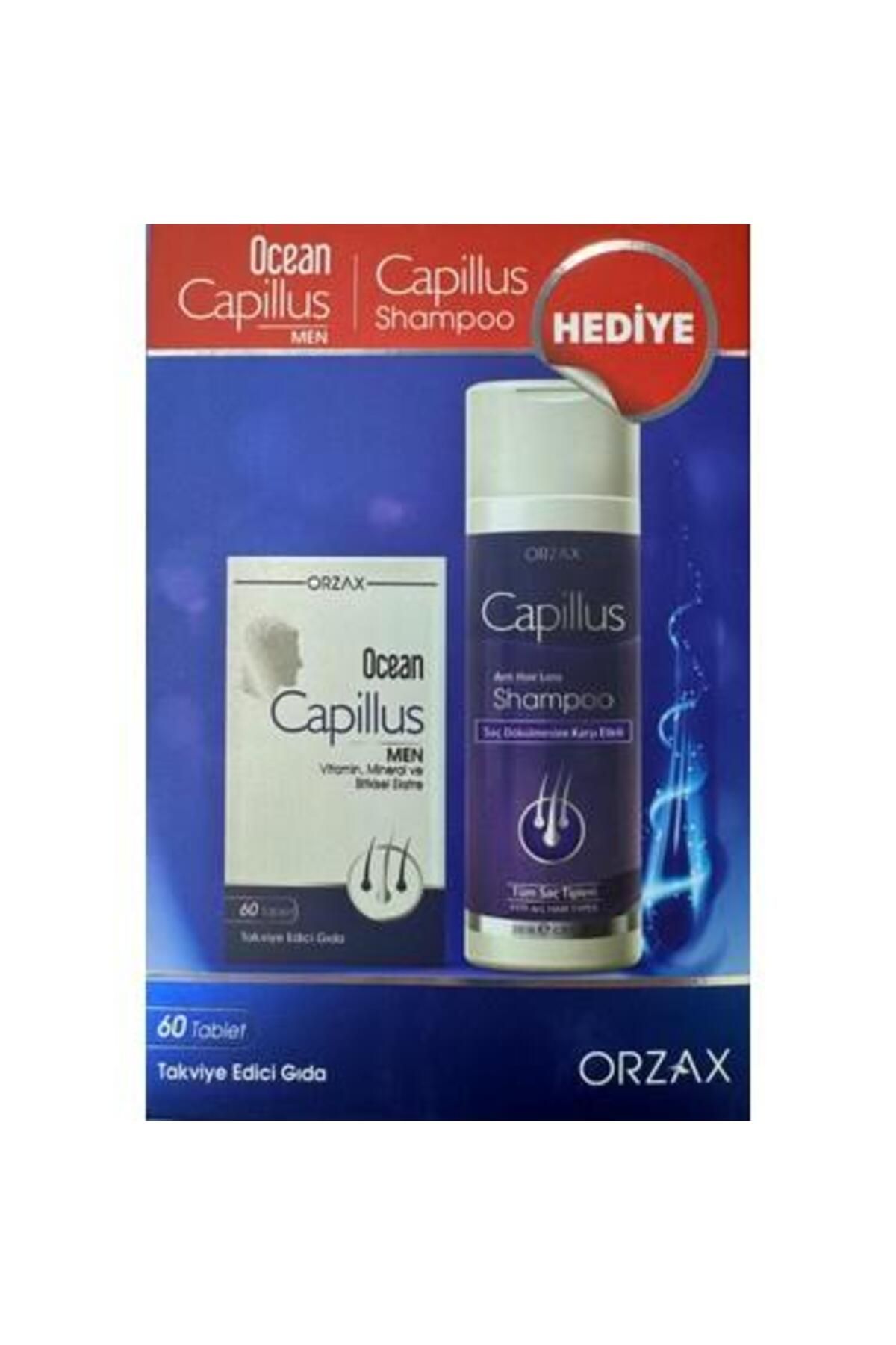 OCEAN CAPİLLUS MEN 60 TABLET + CAPİLLUS ŞAMPUAN 200 ML HEDİYELİ