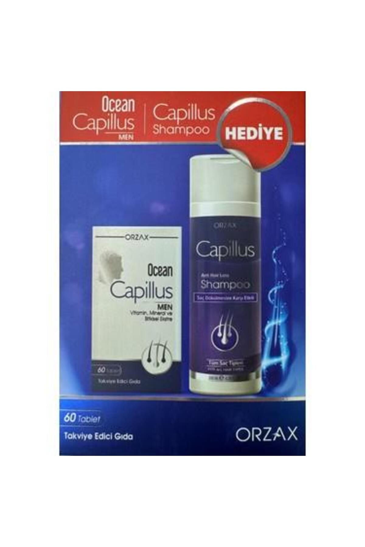 OCEAN CAPİLLUS MEN 60 TABLET + CAPİLLUS ŞAMPUAN 200 ML HEDİYELİ