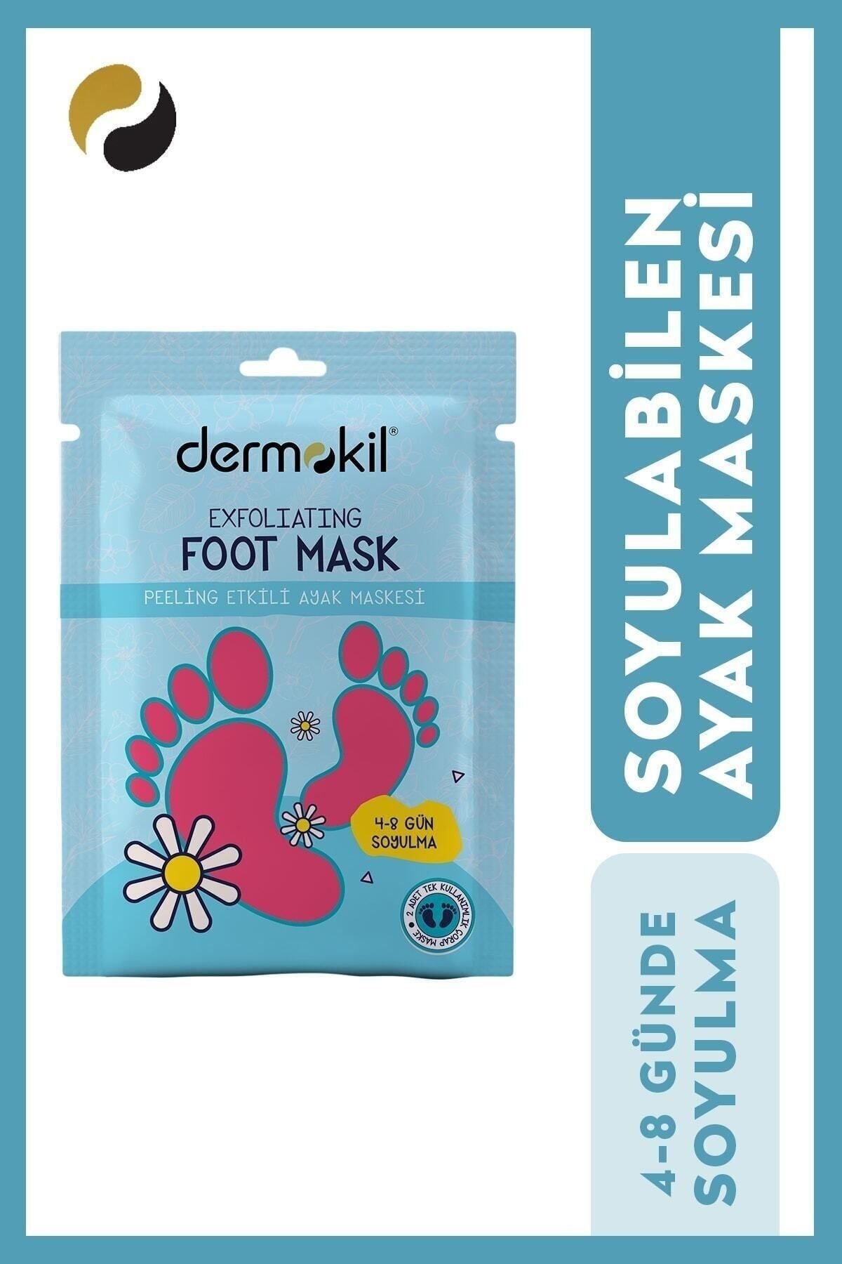 DERMOKİL PEELİNG ETKİLİ SOYULABİLİR AYAK MASKESİ 30 ML
