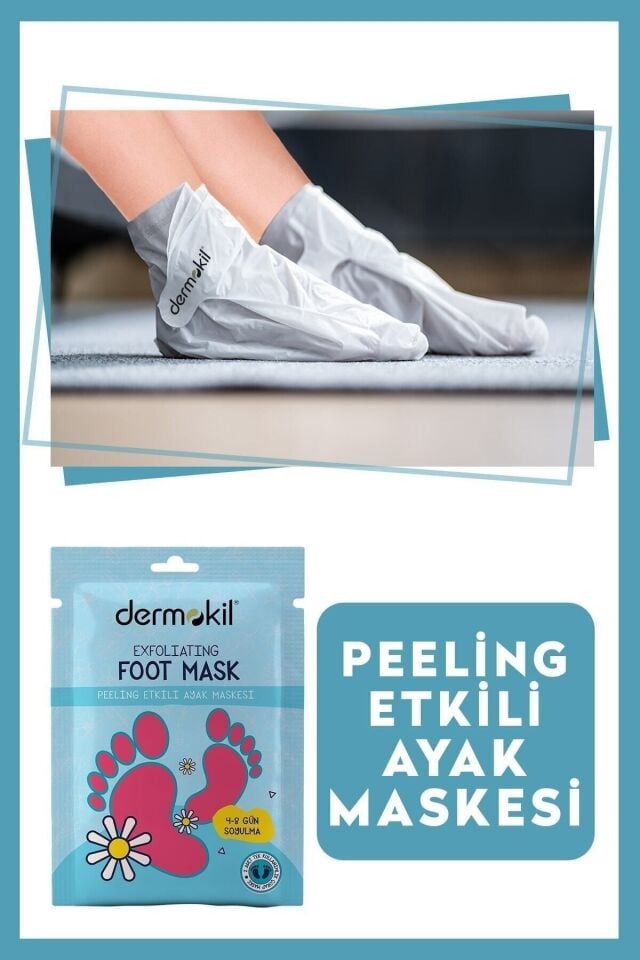 DERMOKİL PEELİNG ETKİLİ SOYULABİLİR AYAK MASKESİ 30 ML
