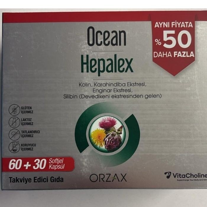 OCEAN HEPALEX 60 SOFTJEL KAPSÜL - %50 DAHA FAZLA