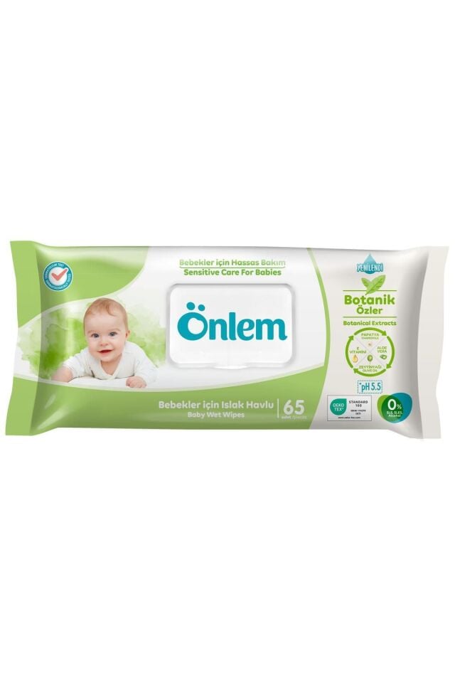ÖNLEM BOTANİKA ISLAK MENDİL 65 Lİ