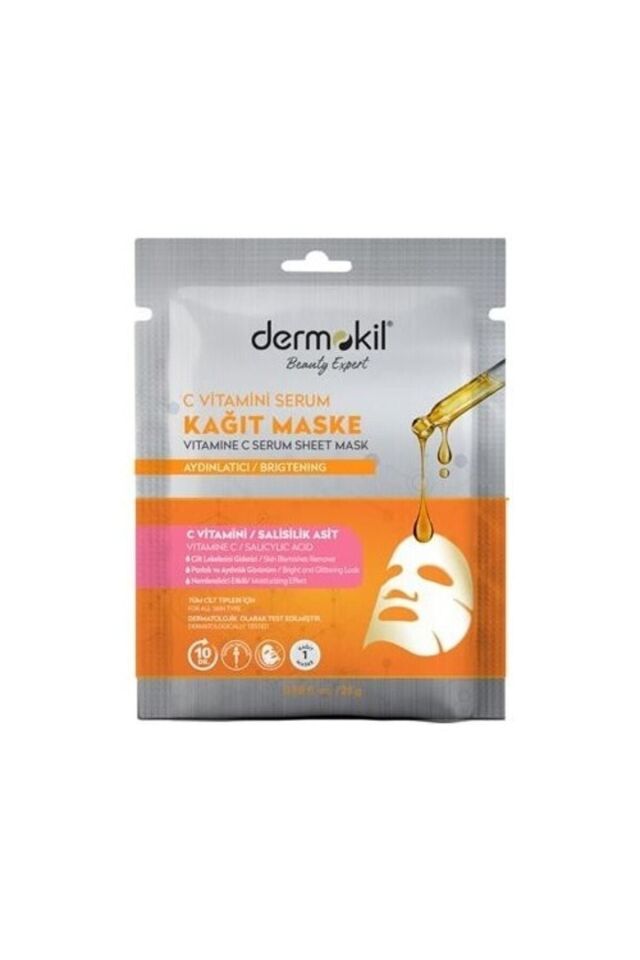DERMOKİL C VİTAMİNLİ KAĞIT MASKE