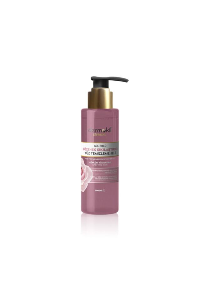 DERMOKİL GÜL ÖZLÜ YÜZ TEMİZLEME JELİ 300ML