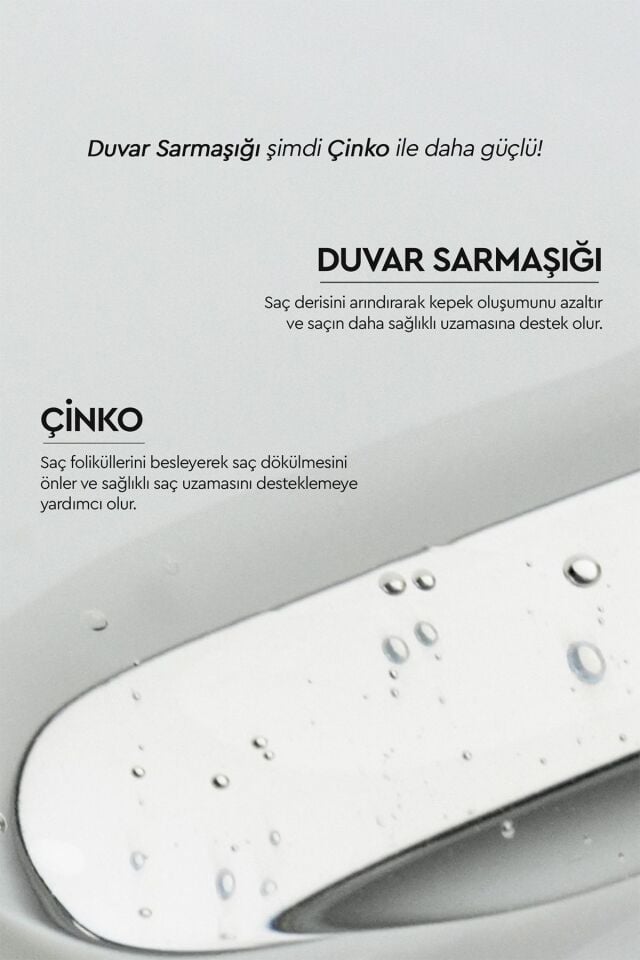 OTACI BOTANİCS KEPEK KARŞITI BAKIM DUVAR SARMAŞIĞI VE ÇİNKO İÇEREN BİTKİSEL ŞAMPUAN 375 ML