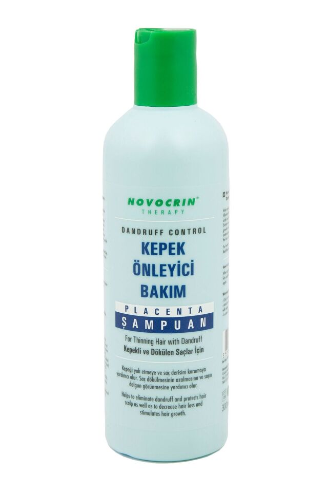 NOVOCRİN PLACENTA KEPEK ÖNLEYİCİ BAKIM ŞAMPUANI 300 ML