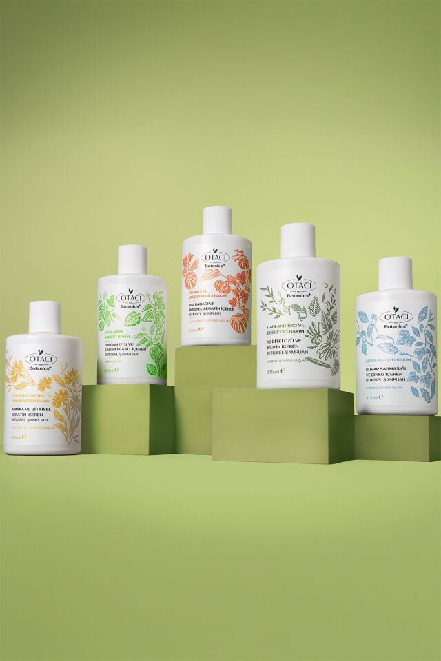 OTACI BOTANİCS YAĞLANMA KARŞITI BAKIM ISIRGAN OTU VE SALİSİLİK ASİT İÇEREN BİTKİSEL ŞAMPUAN 375 ML