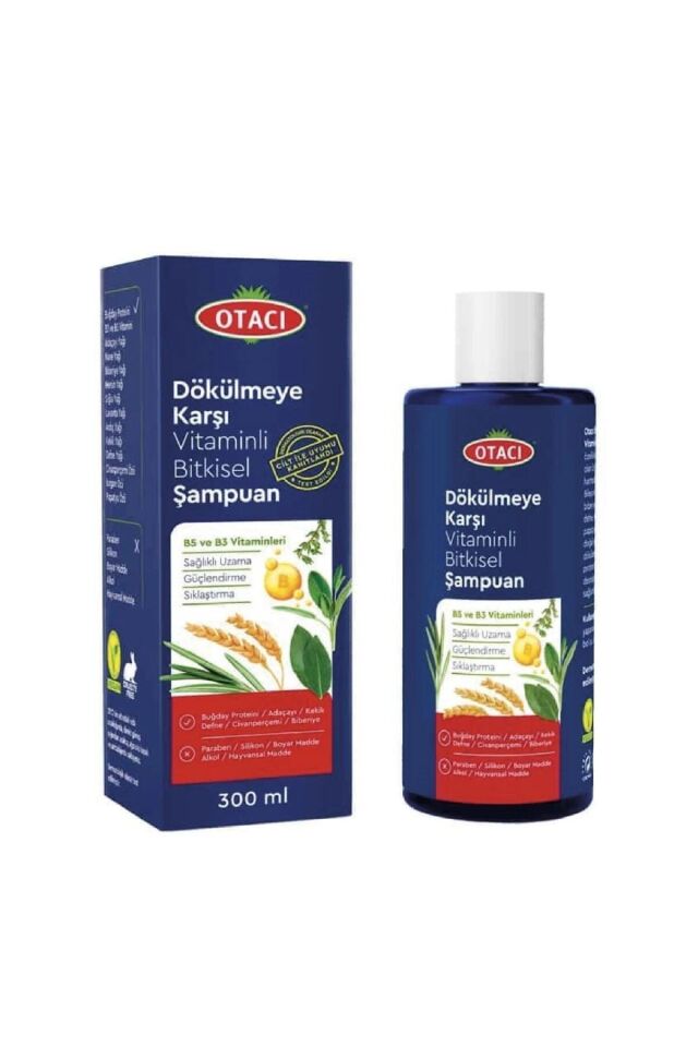 OTACI BİTKİSEL ŞAMPUAN DÖKÜLMEYE KARŞI VİTAMİNLİ 300 ML