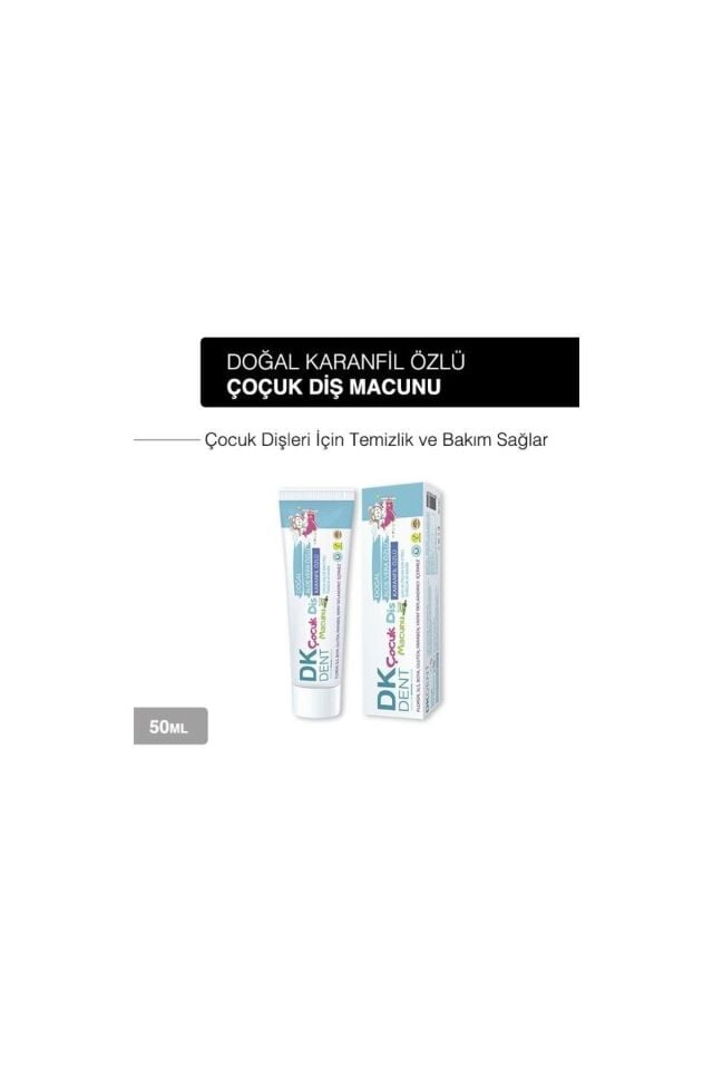 DK DENT ALOE VERA ÖZLÜ ÇOCUK DİŞ MACUNU 50 ML