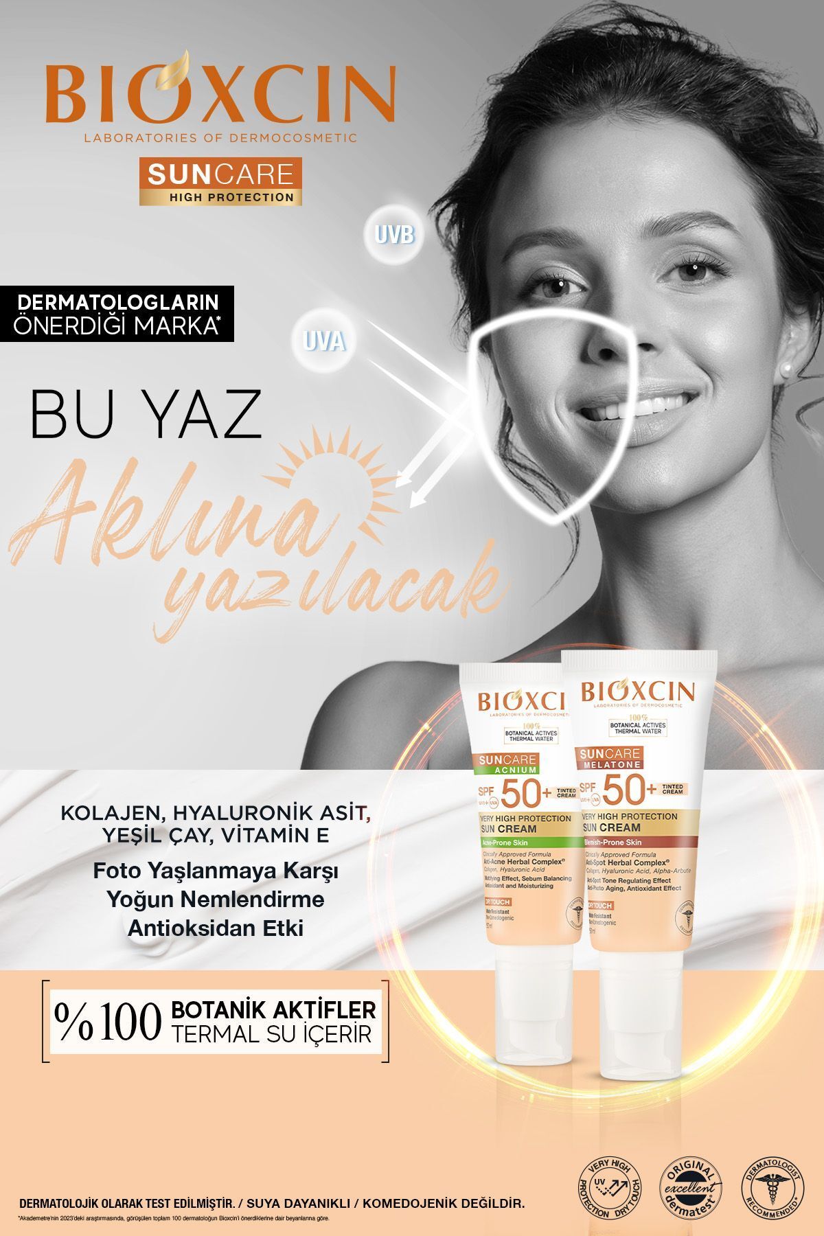 BİOXCİN SUNCARE GÜNEŞ KREMİ TİNT SPF 50+ 50 ML