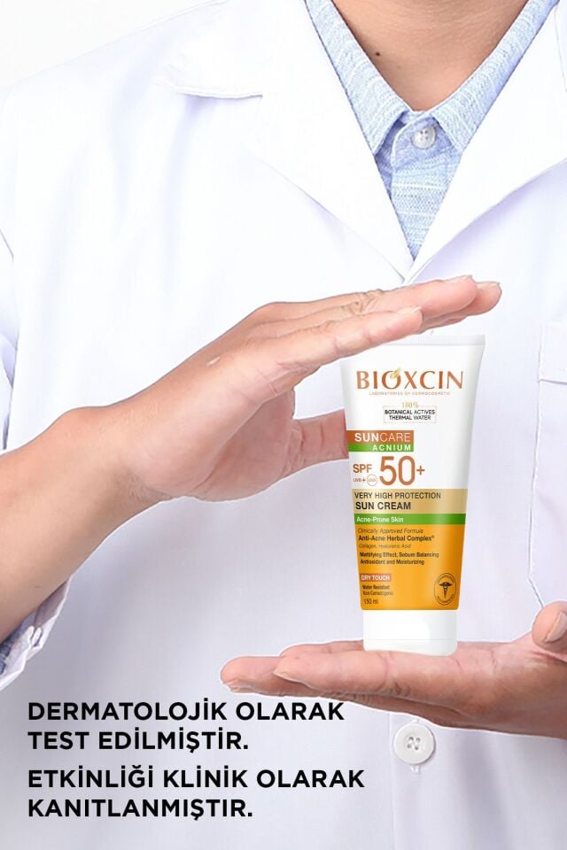 BİOXCİN SUN AKNEYE EĞİLİMLİ CİLT GÜNEŞ KREMİ SPF50+ 150 ML