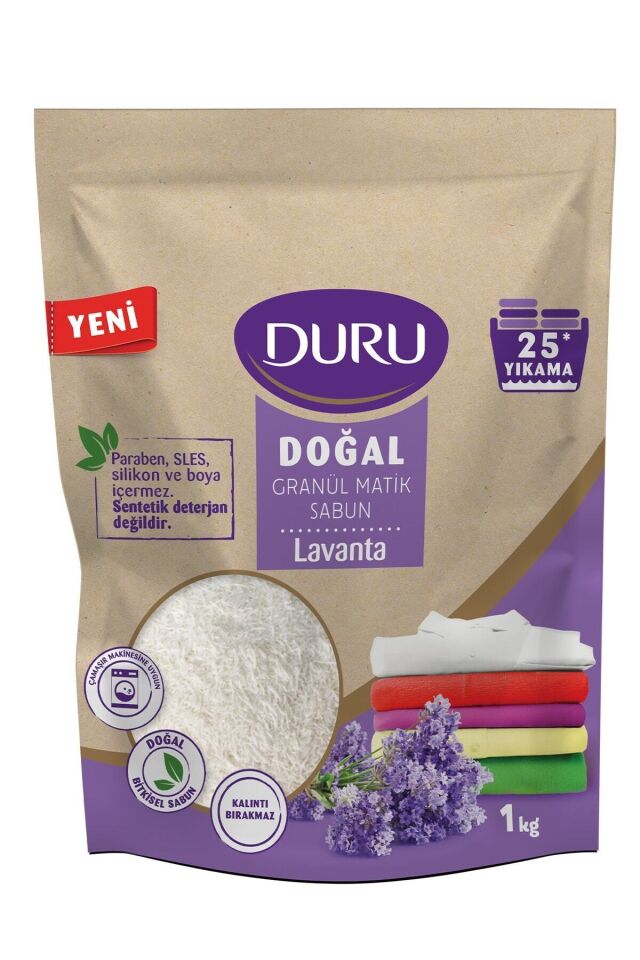 DURU GRANÜL SABUN LAVANTA 1000 GR
