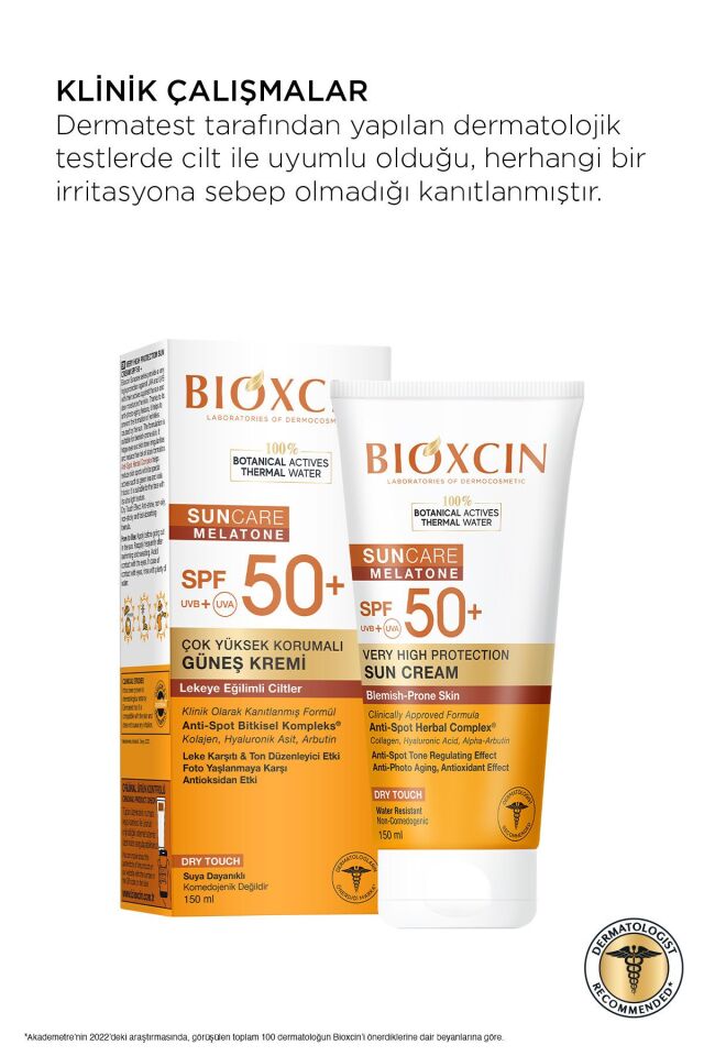 BİOXCİN SUN LEKE KREMİ SPF50 150 ML