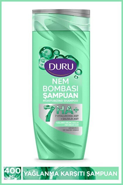 DURU NEM BOMBASI ŞAMPUAN ARINDIRICI VE HACİM VERİCİ 400 ML