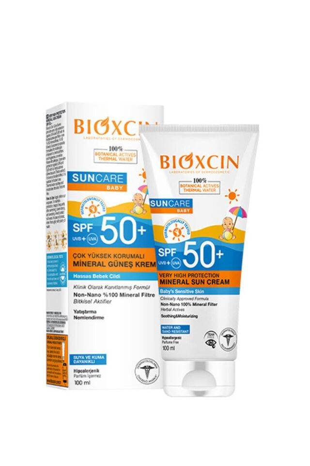 BİOXCİN SUN CARE BABY MİNERAL GÜNEŞ KREMİ SPF50+ 100 ML