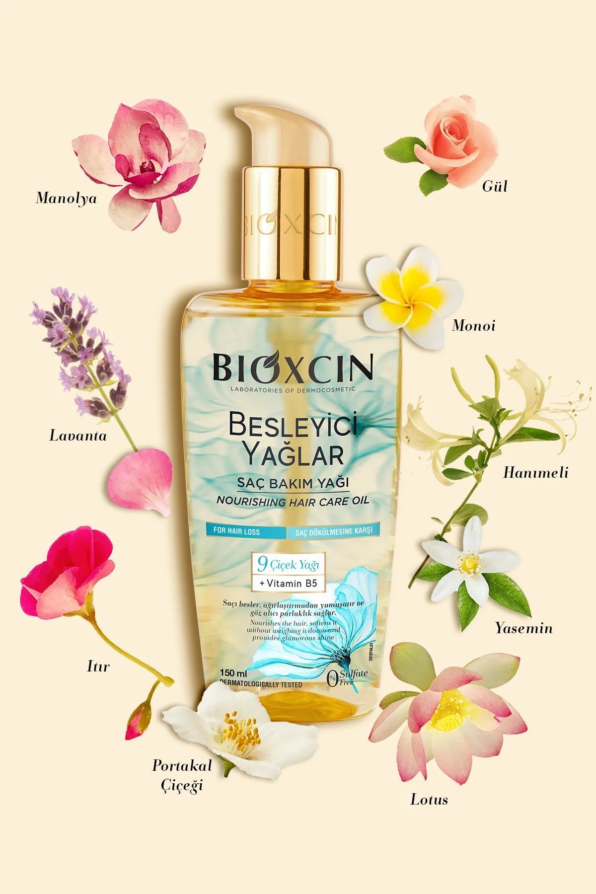BIOXCIN BESLEYİCİ SAÇ YAĞI 150ML