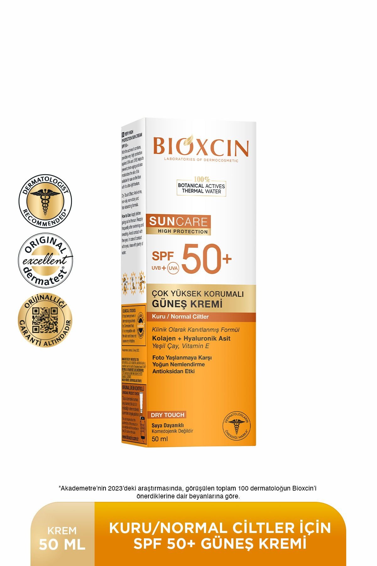 BİOXCİN SUNCARE KURU VE NORMAL CİLTLER İÇİN SPREY 200 ML + KREM 50 ML