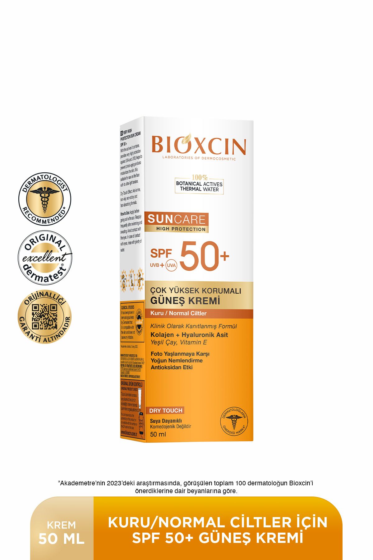 BİOXCİN SUNCARE KURU VE NORMAL CİLTLER İÇİN SPREY 200 ML + KREM 50 ML