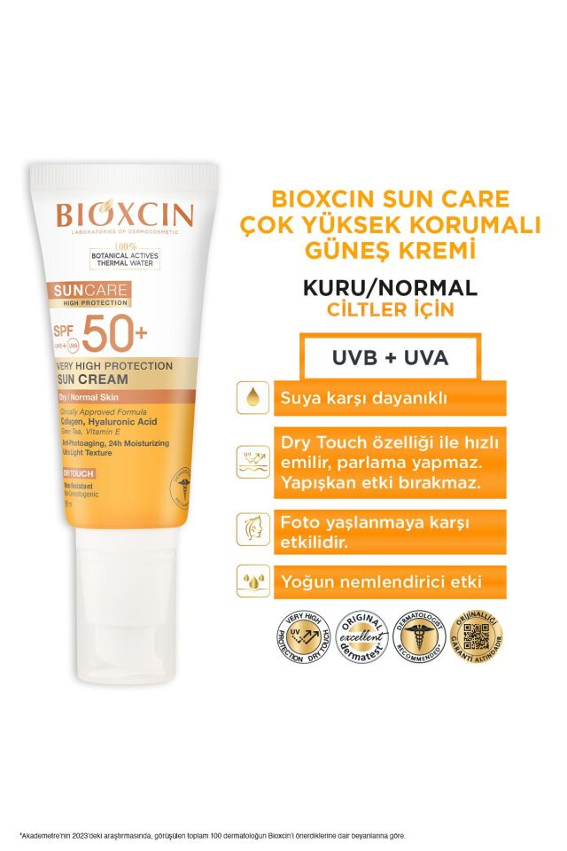 BİOXCİN SUNCARE KURU VE NORMAL CİLTLER İÇİN SPREY 200 ML + KREM 50 ML
