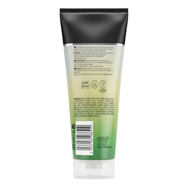JOHN FRİEDA DETOX ONARICI ŞAMPUAN 250ML