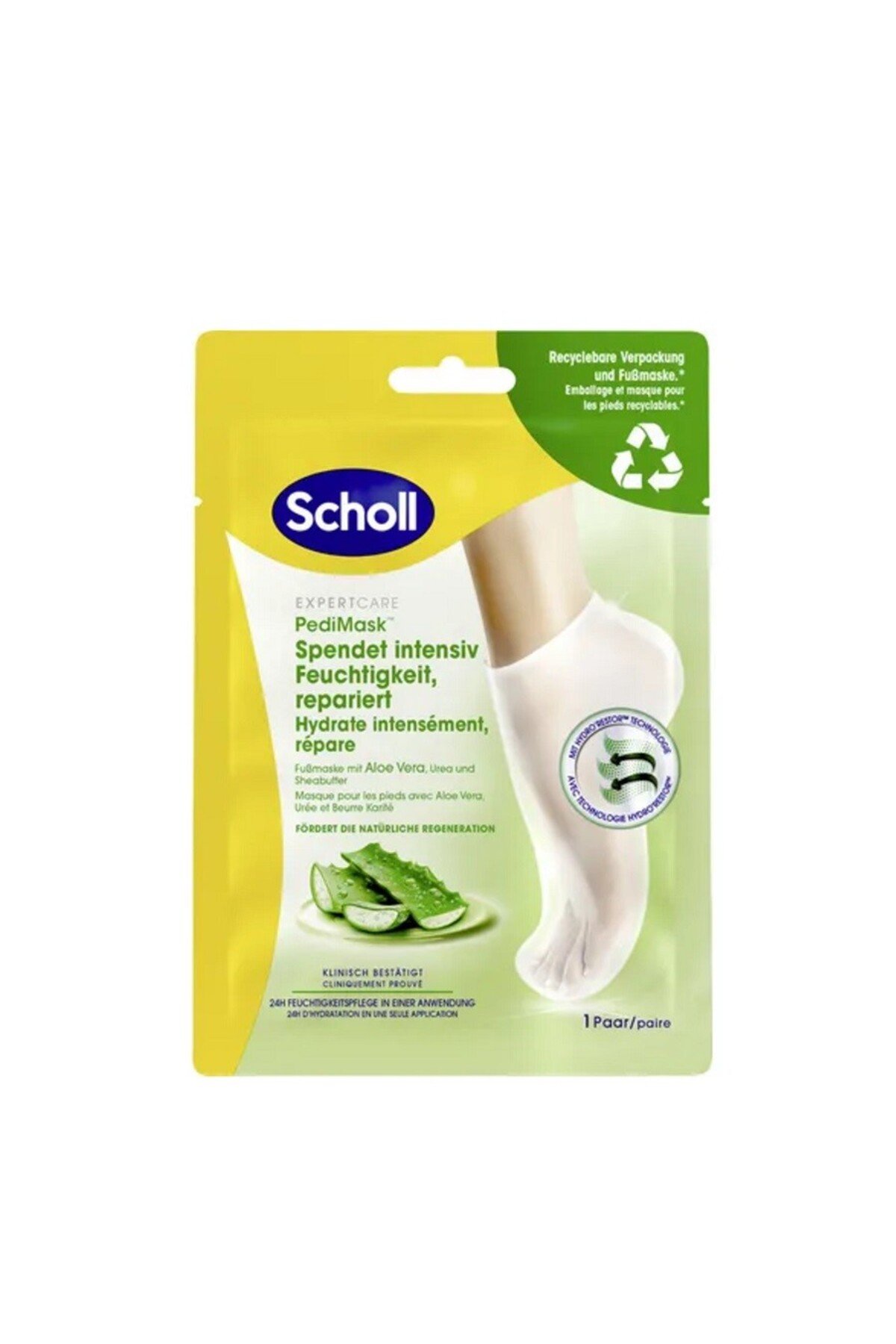 SCHOLL ALOE VERALI AYAK MASKESİ ÇORABI