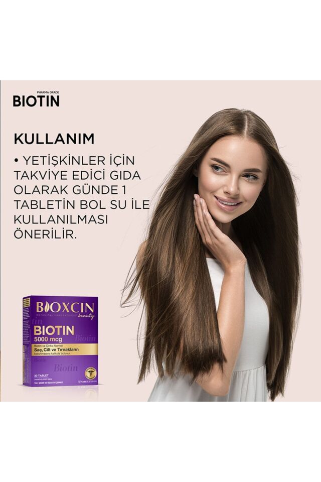 BİOXCİN BİOTİN 5000 MCG 30TB
