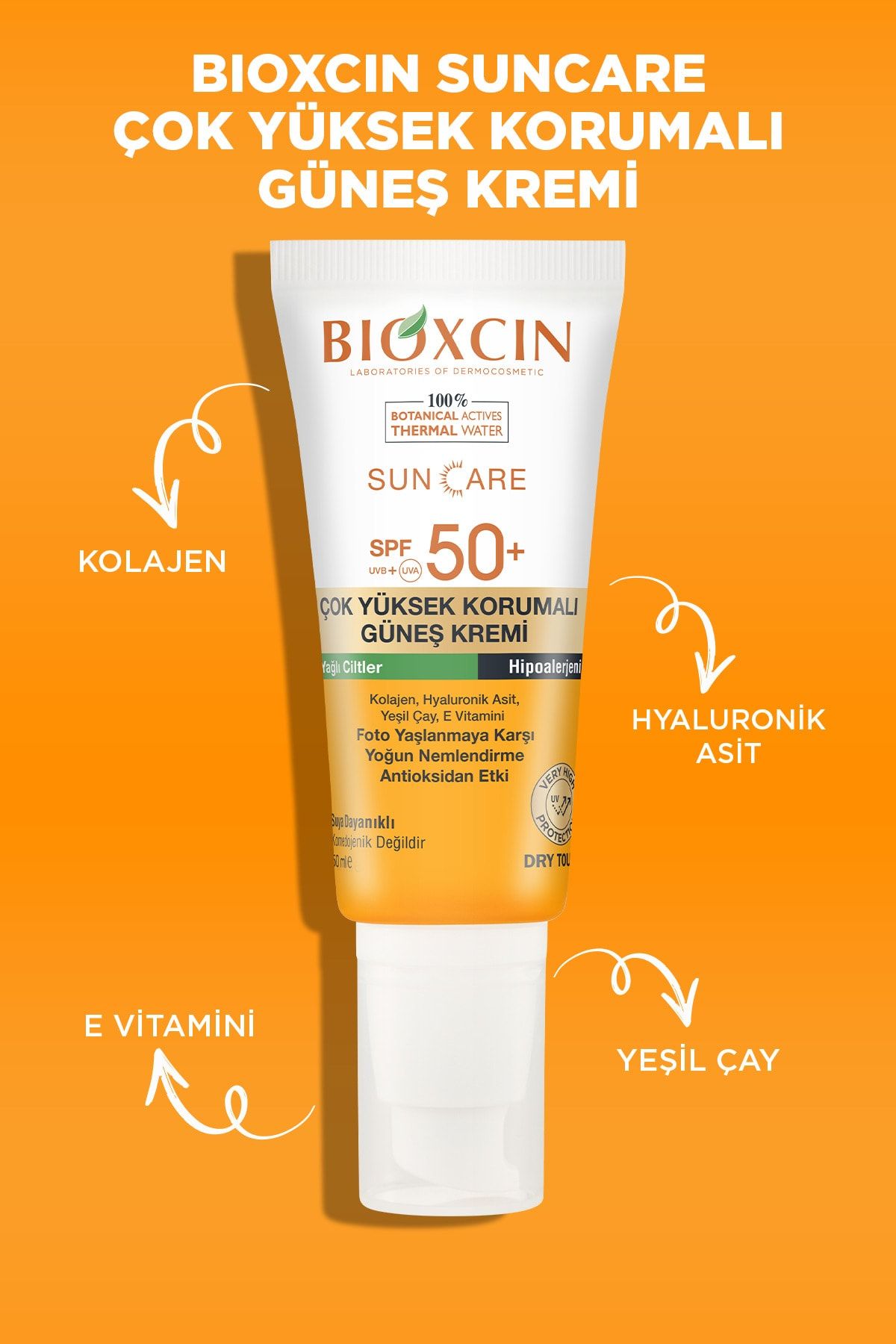 BİOXCİN CARE GÜNEŞ KREMİ YAĞLI CİLTLER SPF50+ 50 ML