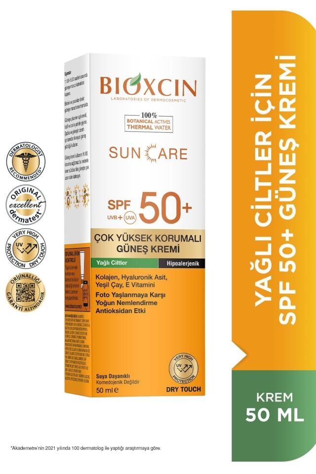 BİOXCİN CARE GÜNEŞ KREMİ YAĞLI CİLTLER SPF50+ 50 ML